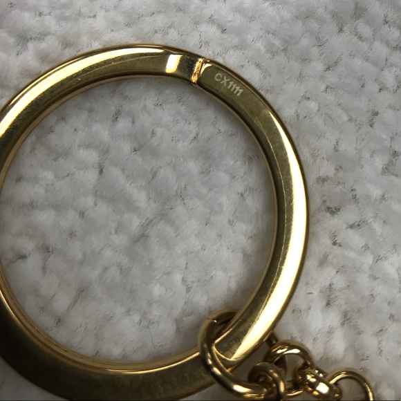 Louis Vuitton Metal Gold Porte Cles Eclipse Key Chain Bag Charm AuthDC CX1111 - Picture 6 of 9